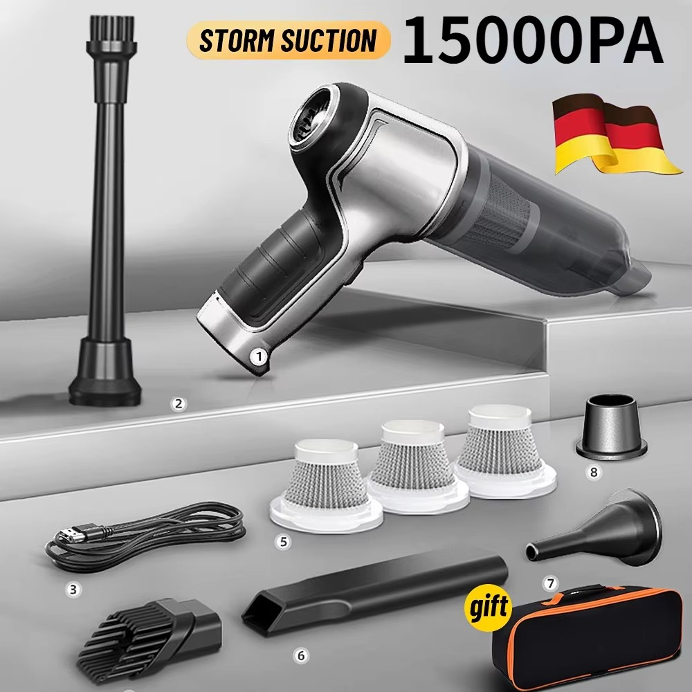 TurboClean GO™ - Aspirapolvere Portatile Auto & Casa